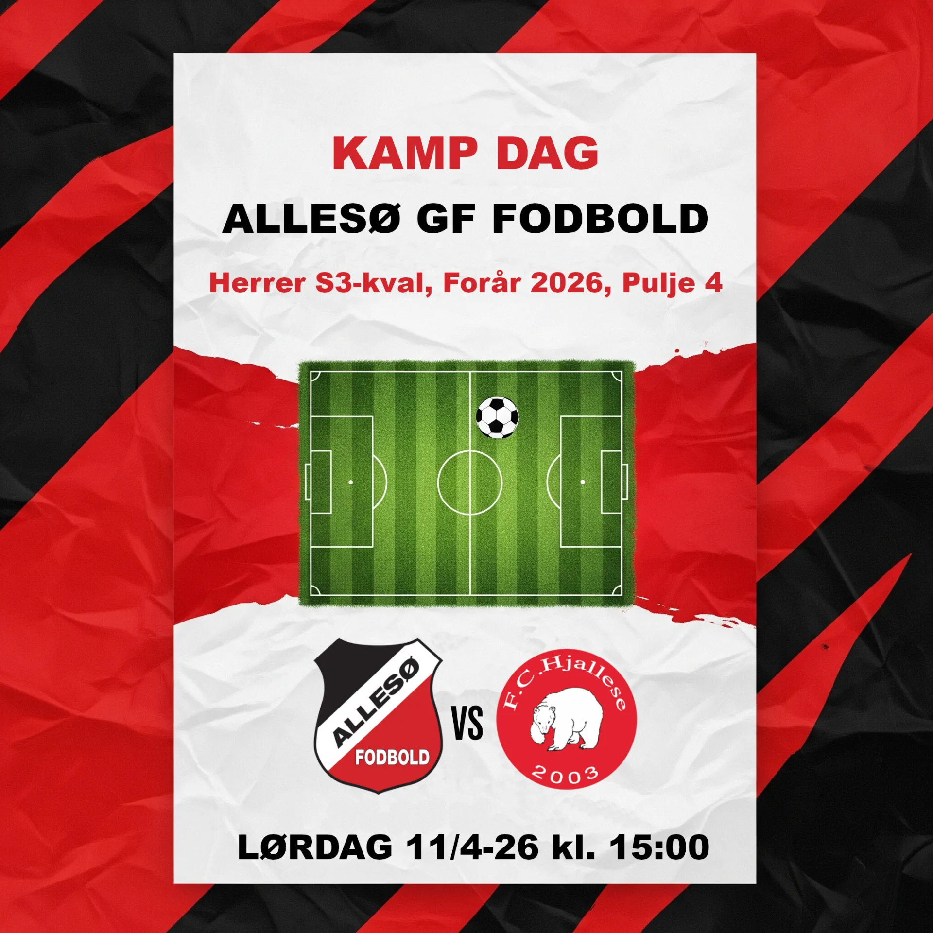 FØRSTE HJEMMEKAMP I FORÅRET!